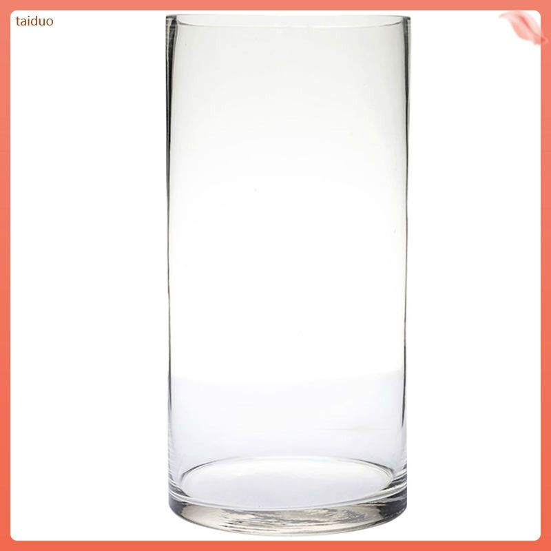 Glass Vases Bulk Decor Cylindrical Circular Flower Arrangement Tall
