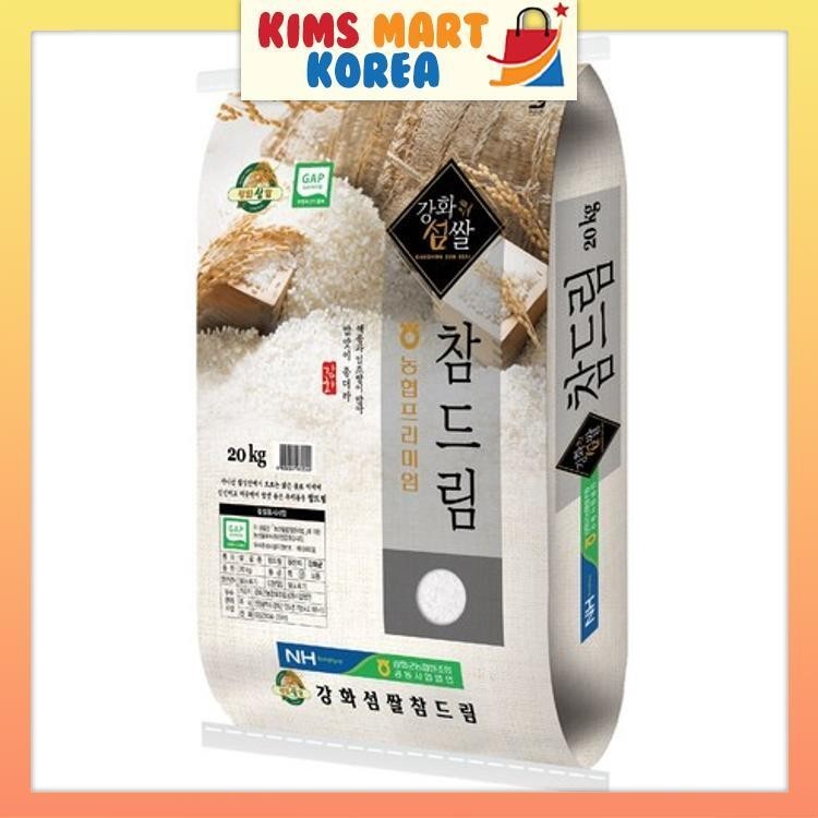 Ganghwa Korean White Rice 100% Korean Ganghwa Island Rice 20kg | Shopee ...