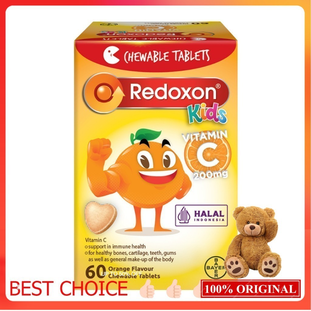 Redoxon Kids Plain C Chewable Tablet (60's) | Shopee Singapore