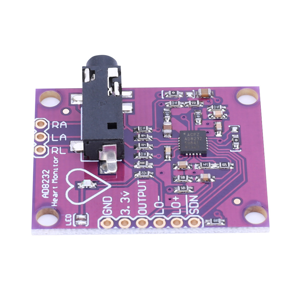 AD8232 ECG Measurement Heart Pulse ECG Monitor Sensor Module for ...