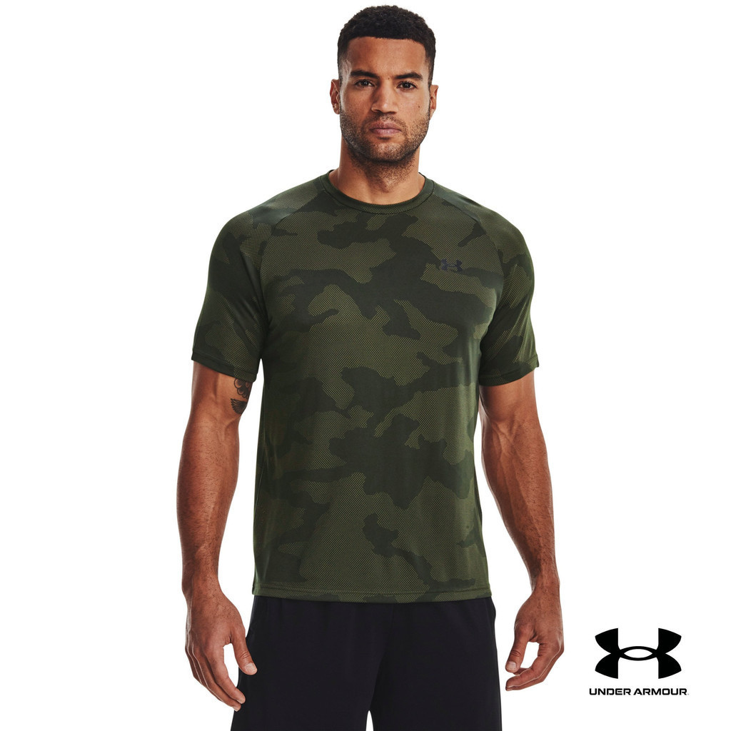 Men's UA Velocity Jacquard Short Sleeve  Short sleeve, Under armour, Navy  and white