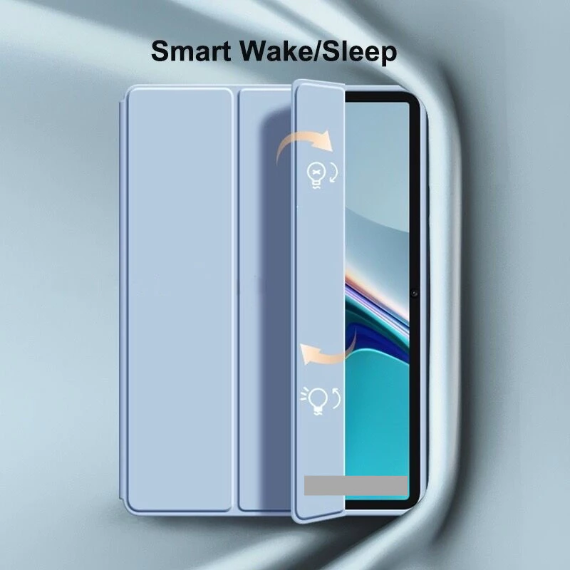 Smart Case Xiaomi Redmi Pad 2 11" SE 11 8.7 10.61 Mi 5/6/7 6s Poco Pad Pro 12.1" TriFold Protective Autolock With Auto Sleep Wake Cover - Gambar 3