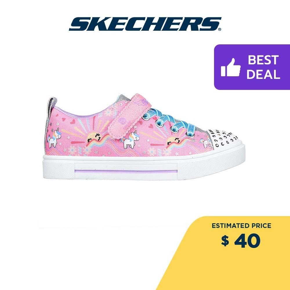 Skechers twinkle toes on off clearance switch