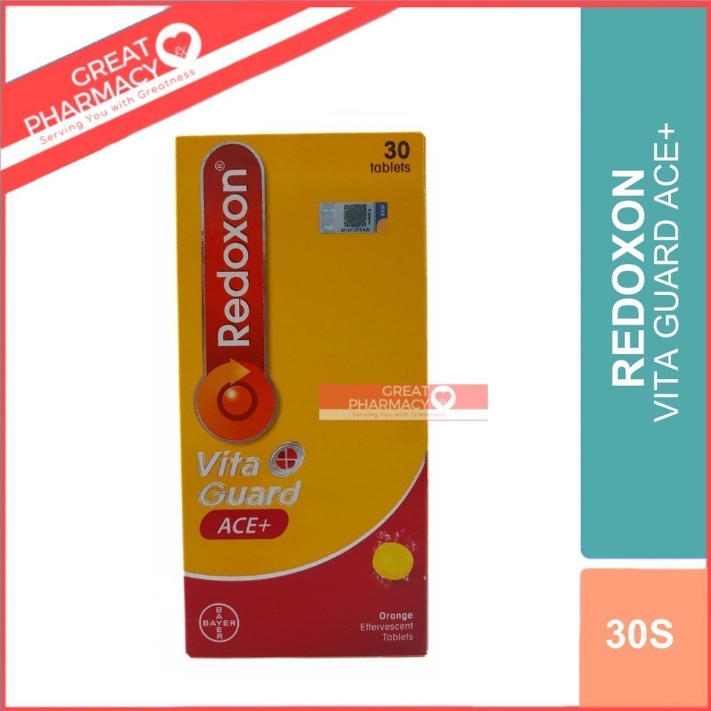 REDOXON Vita Guard ACE+ Effervescent Tablet 30s (Exp 11/2024) Shopee