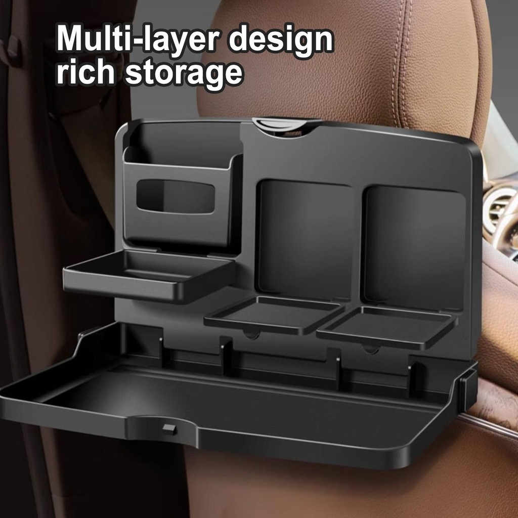 Car Backseat Tray Portable Table for Eating Adjustable Tray Desk Car ...