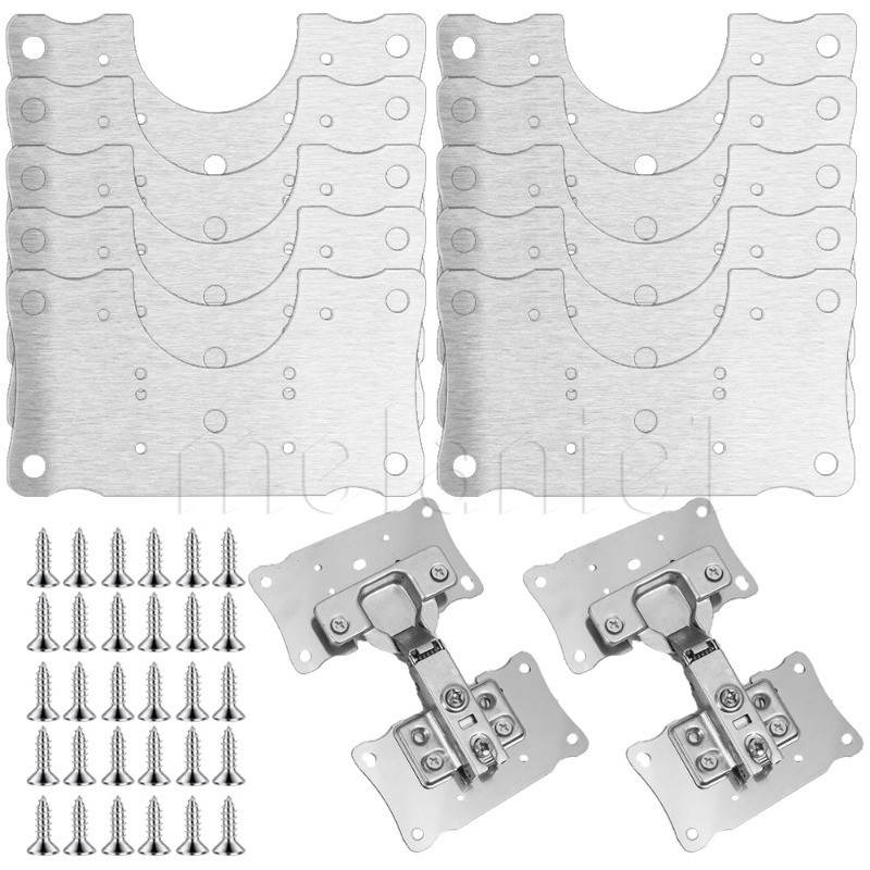 Plaque De Réparation Pour Charnière En Inox – Outil De Fixation Avec Vis, Solide