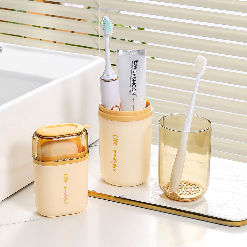 1pcs Travel Toothbrush Storage Cup Portable Toiletries Toothpaste ...