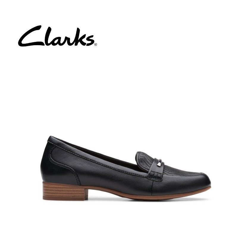 Clarks penny loafers womens best sale