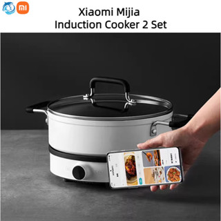 XIAOMI Mija Induction Cooker 2100W 23mm Ultra-thin Home Induction Cooker  100 Firepower Works with Mijia APP NFC FlashConnect APP