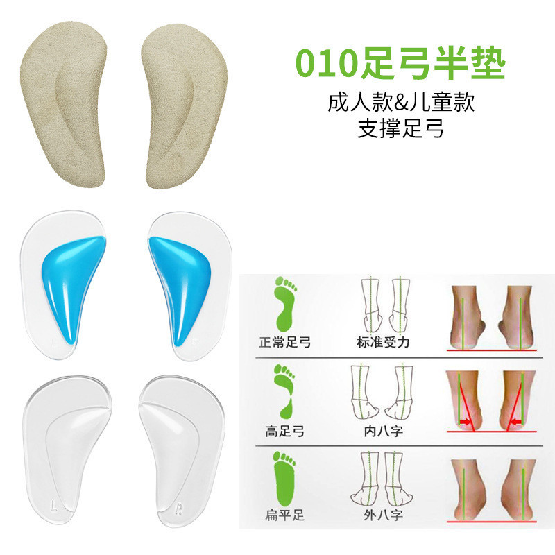 Flat Foot Correction Pad Pes Cavus Supporting Pad GELSoftXOType Leg