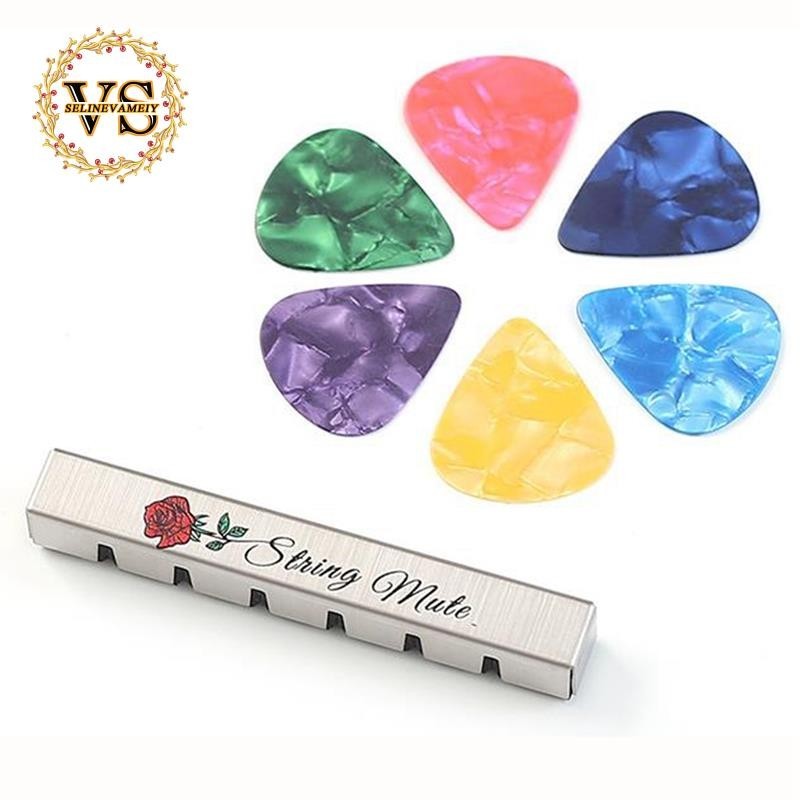 Guitar Mute String Dampener for Bass Guitar Acoustic Guitar Ukulele