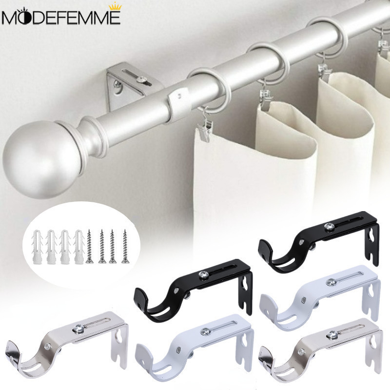 [ Featured ] Telescopic Bar Bracket - Curtain Rail Stick Holder ...