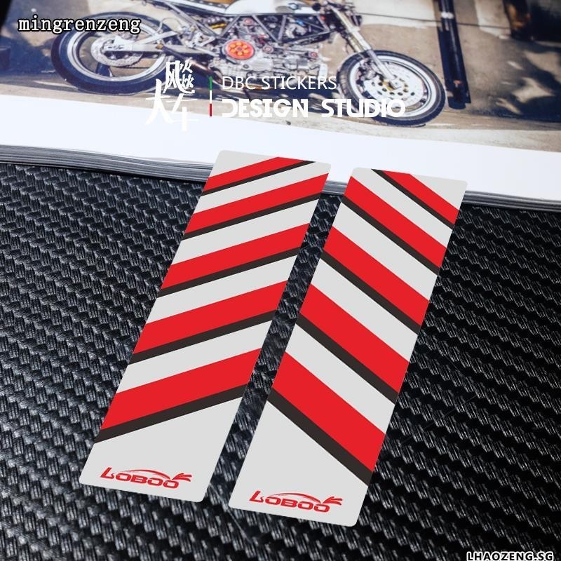 Ready Stock Motorcycle Locomotive Tail Box Side Box Sticker Waterproof ...