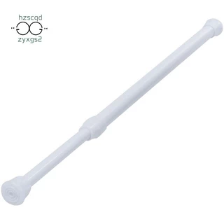 White Spring Loaded Tension Rod 40-60cm : : Home & Kitchen