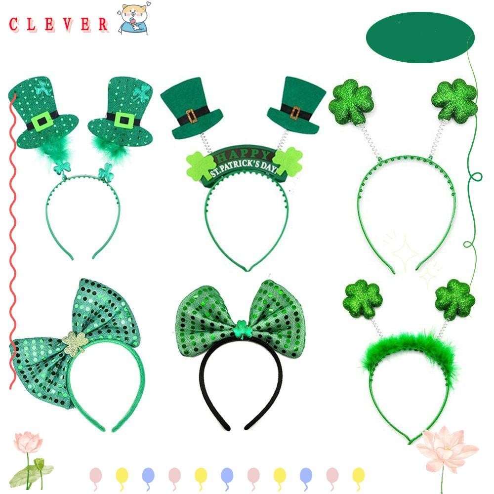 st patricks day hair accessories flower