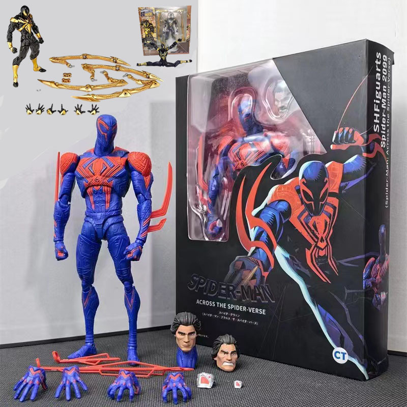 S.H.Figuarts Spider Man 2099 SHF Spider Man REVOLTECH Iron Spider ...