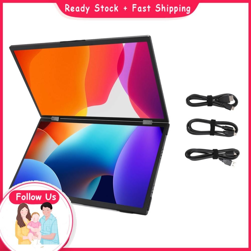 15.6 Inch Dual Screen Portable Display Multifunctional 1920x1080P 60Hz ...