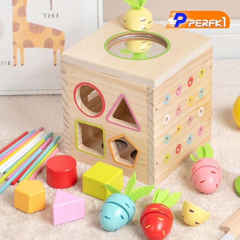 [Perfk1] Wooden Activity Center, Wooden Activity Busy Cube Early ...