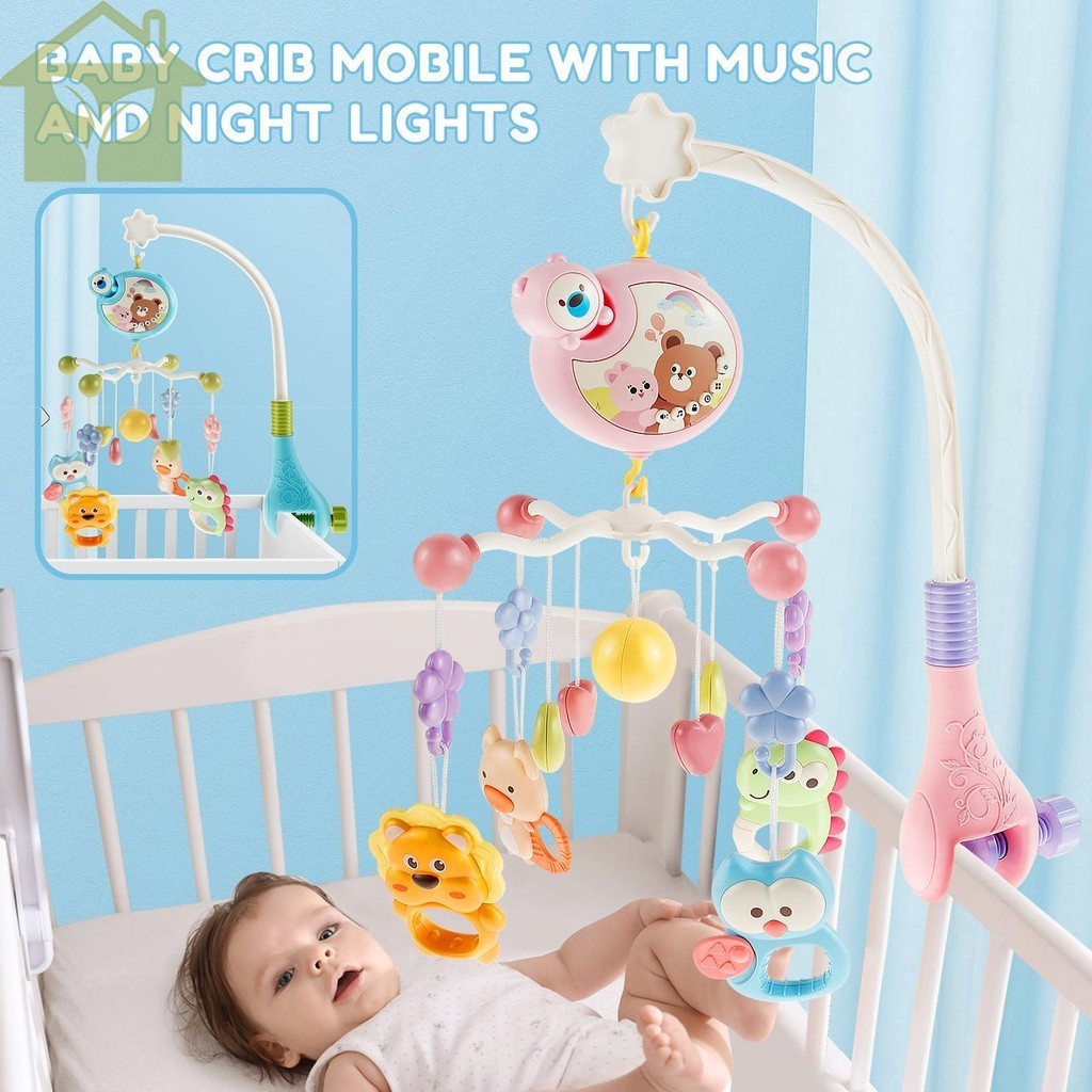 Crib lights and music sales