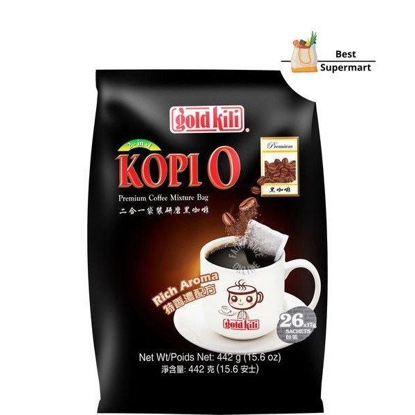 Gold Kili 2 In 1 Instant Premium Kopi O Sugar Added 510g | Shopee Singapore