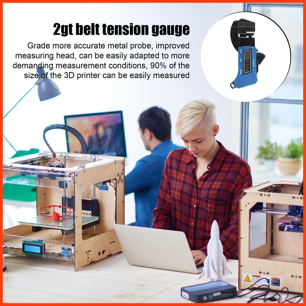 3D Printers Tension Gauge Accurate Belt Tension Tester Detection Belt ...