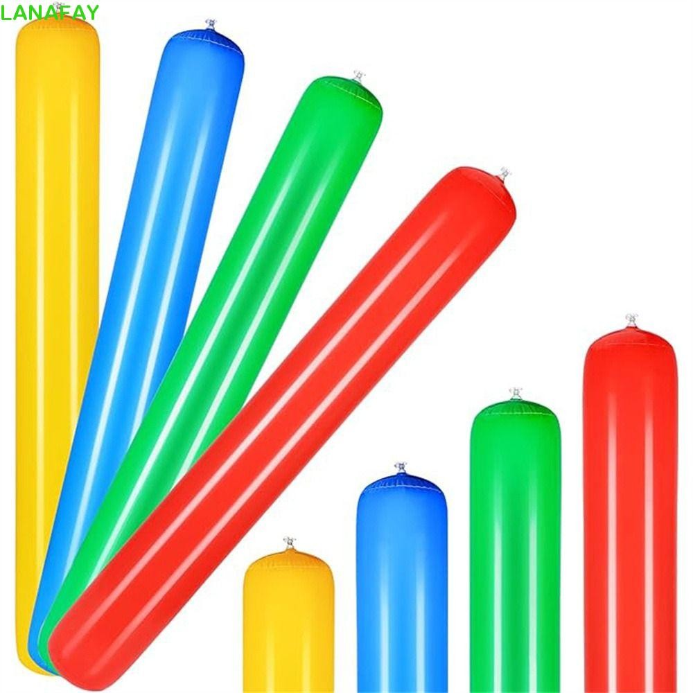 LANAFAY Pool Inflatable Sticks, Float Water Noodles Blow up Inflatable ...