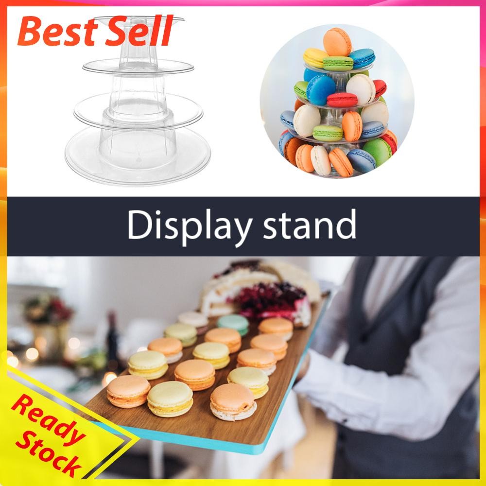 4/6 Tiers Macaron Display Stand Wedding Dessert Tower Rack for ...