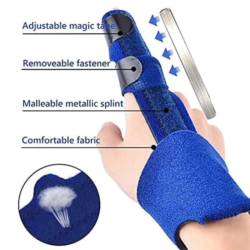 1Pcs Trigger Finger Splint Removable Finger Brace Straightener with ...