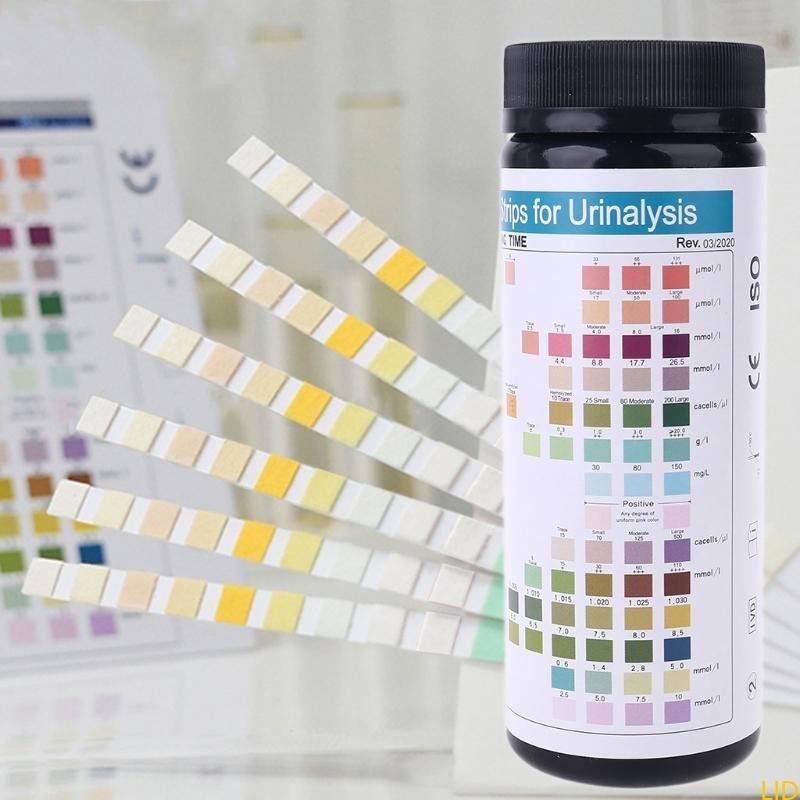 LID URS-14 100strips Urinalysis Reagent Test Paper Urine Test Strips ...
