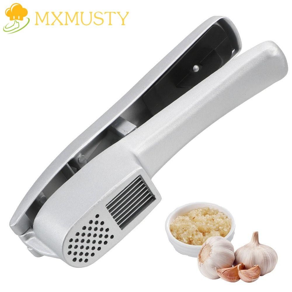 MXMUSTY Garlic Smasher, Anticorrosive Manual Aluminum Alloy Garlic