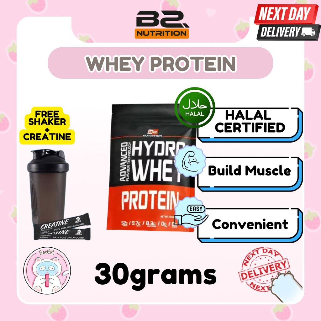 BS Nutrition Hydro Whey Protein 30g x 5 , 10 , 20 packs assorted ...