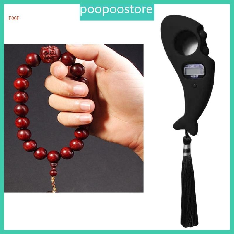 POOP Digital Beads Counter Prayer Beads Counter Portable Rotating for ...