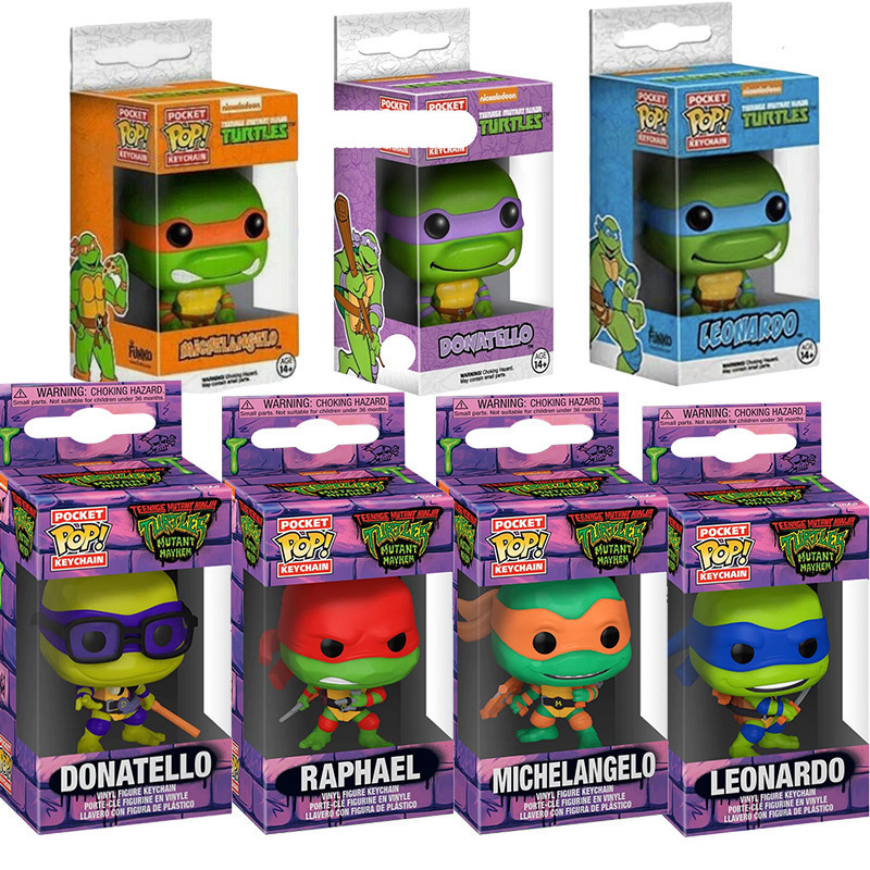 Funko Pop Teenage Mutant Ninja Turtles Keychain TMNT MICHELANGELO ...