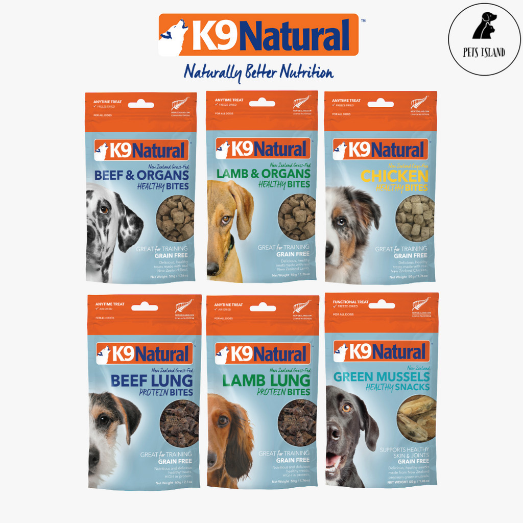 K9 Natural Freeze Dried Healthy Bites Air Dried Dog Treats 50g Shopee Singapore