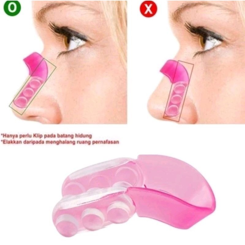 1PCS Alat Pemancung Hidung Alami Karet Silicone Nose Up Clipper Perawatan Kecantikan Wanita Bentuk Mancung Bahan Silikon A257 - Gambar 4