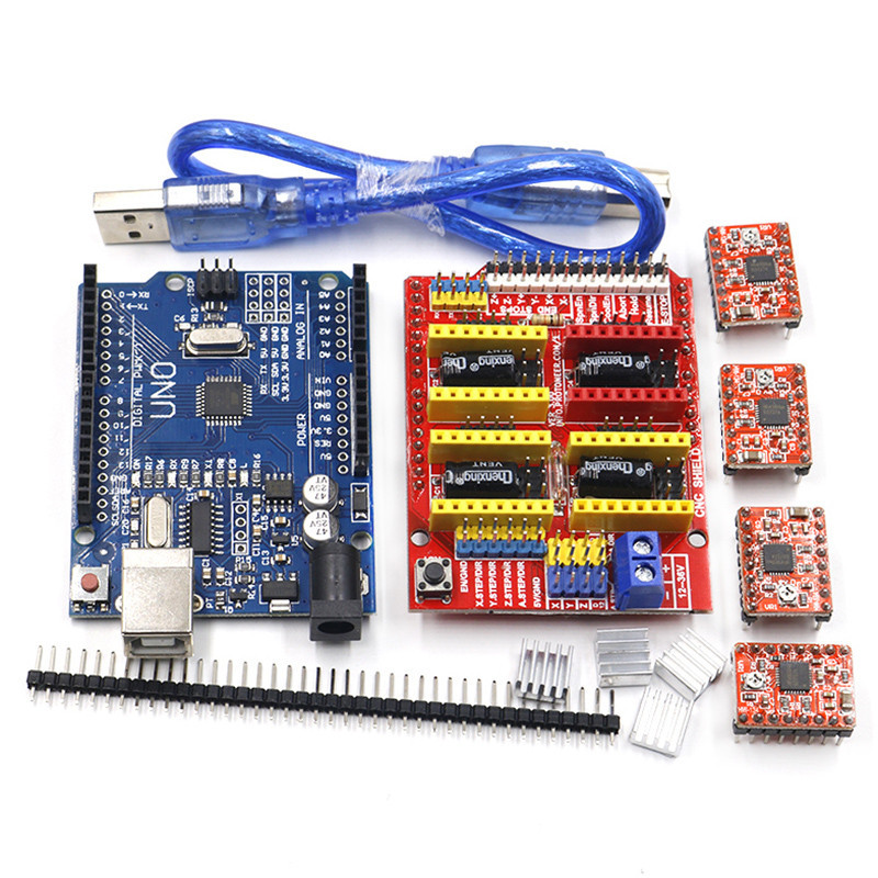 Arduino+UNO R3 with USB cable CNC shielded V3 engraving machine 3D ...