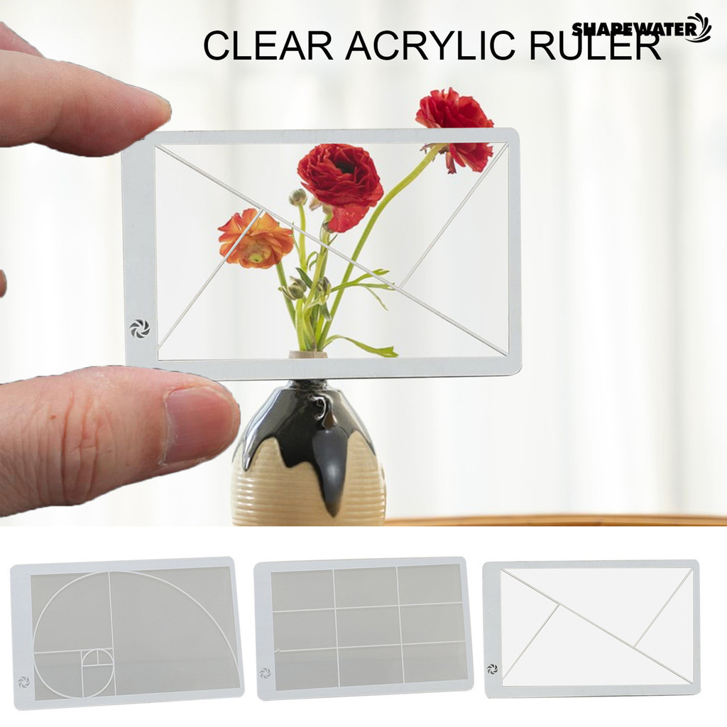 Shapjx Viewfinder Ruler Golden Ratio Viewer Portable Photography Scale ...