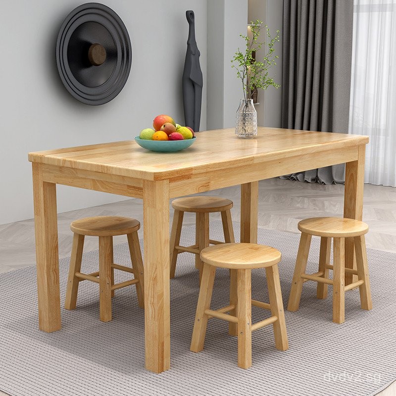 All Solid Wood Fast Dining Table and Chairs, Large Buffet Noodle Shop ...