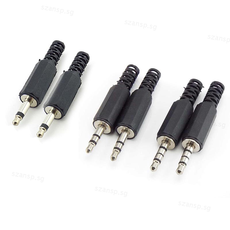 RCA Male Plug To DC Clamp Adapter - 2 Pole Audio Connector For Wiring & Testing