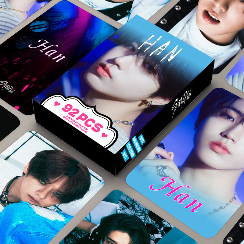 92-96pcs STRAY KIDS Magic School Lomo Cards Rock Star Perfect Day Album ...