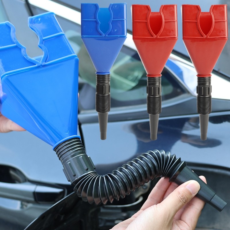 Foldable Hose Gasoline Funnel - Tank Funnel Tube - Anti-splash Plastic ...
