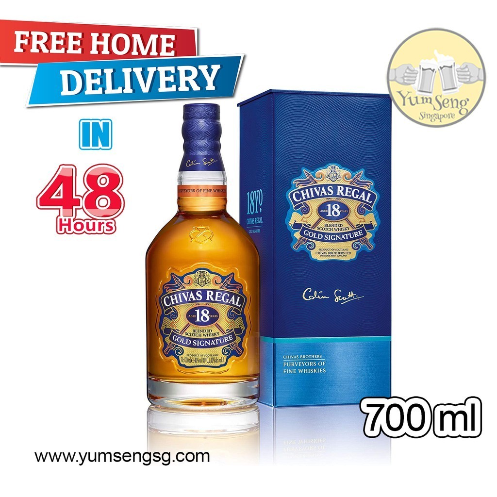 Chivas Regal 18 Years 700ml (with Gift box) | Shopee Singapore