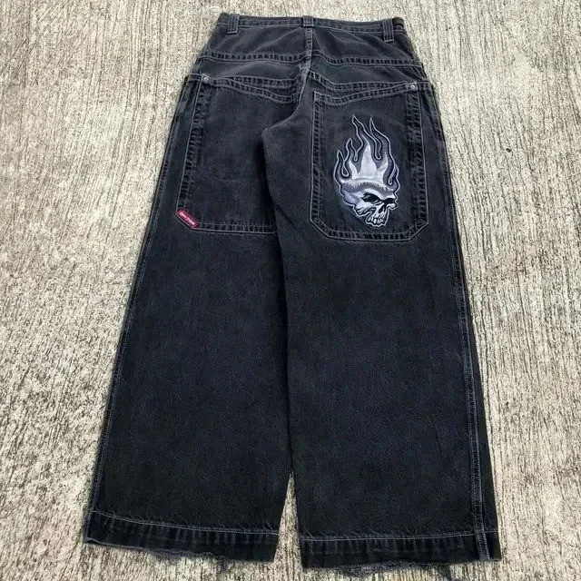 JNCO Y2K Baggy Jeans men vintage Embroidered high quality jeans