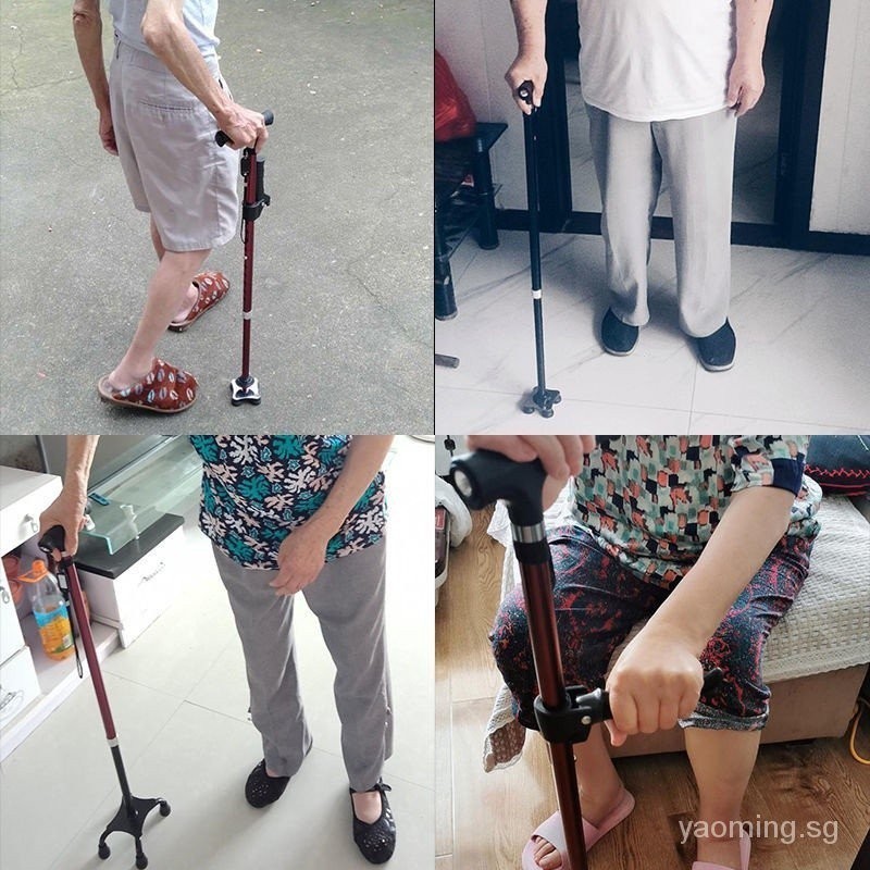 Crutches Elderly NonSlip MultiStick Walking Stick For The Elderly