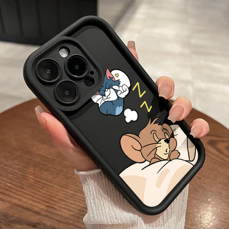Funny Cartoon Tom And Jerry Phone Casing For Iphone 15 11 12 14 13 Pro ...