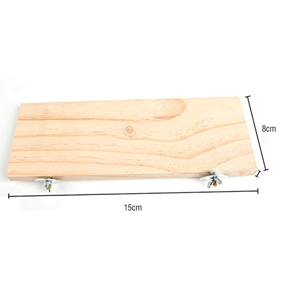 Wooden Stand Platform Pet Toys Parrot Hamster Perches Paw Grinding ...
