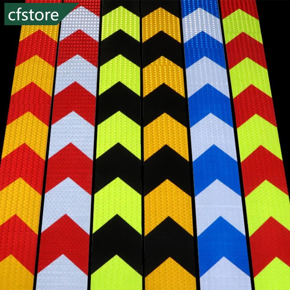 CFSTORE 5cmx300cm Car Reflective Warning Strip Stickers Auto Arrow Sign ...