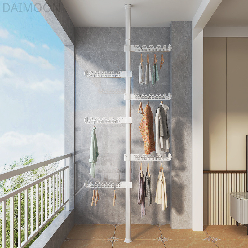 Roof Floor Drying Racks in the Balcony Window in the Floor-to-ceiling ...