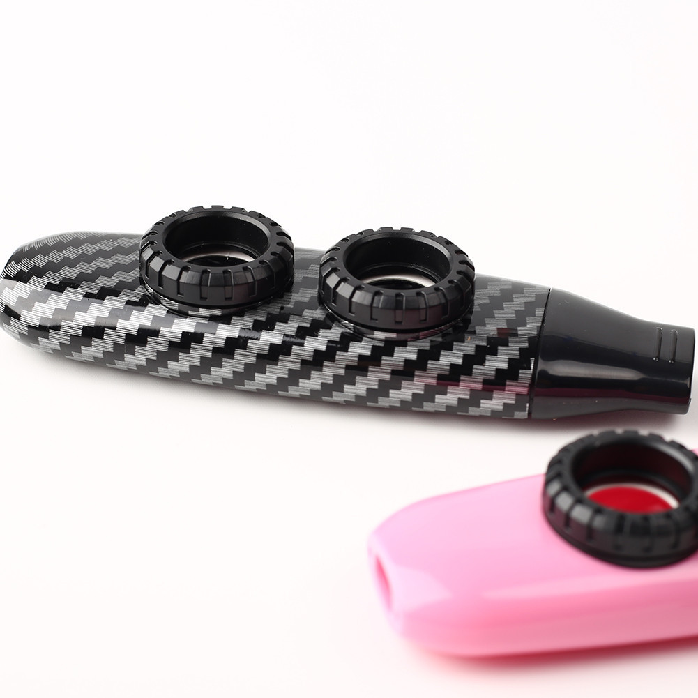 Alnicov Double Hole Kazoo Adjustable Tone Kazoos with Flute Membrane