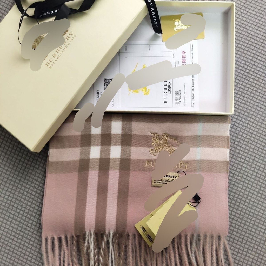 Pink burberry best sale scarf replica